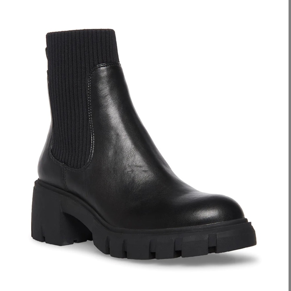 Steve Madden Hutch Sock Boots - Picture 2 of 9